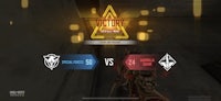 a screenshot of a game with a red and yellow sign