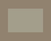 a square of beige paint on a beige wall