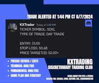 a trade alert for kyttrading