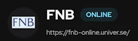 fnb online logo with the words fnb online universe