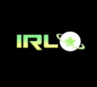 the logo for irlo on a black background