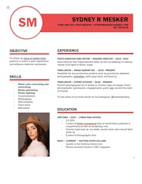 sydney r meyer resume template