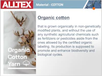 alltex organic cotton that grows organically in non-genetically modified plants
