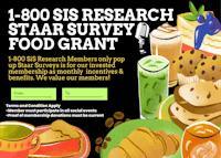 sis research star survey food grant