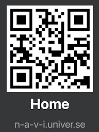 a qr code with the word home on it