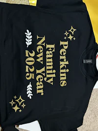 perkins family new year's t-shirt