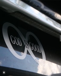 god is good car decal