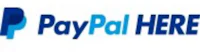 paypal here logo on a white background