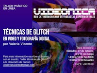 technics de glitch en video fotografia digital