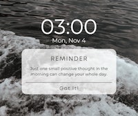 reminder - screenshot