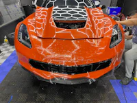 chevrolet c7 corvette hood wrap