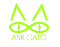 a green square on a black background