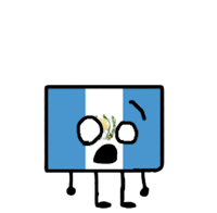 the flag of guatemala is shown on a black background