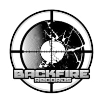 backfire records logo on a white background