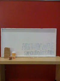 a white board with words written on it
