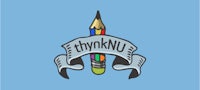 a pencil with the word thinkknu on it