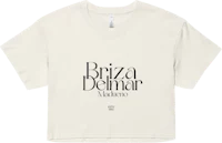 a white t - shirt with the word briza del mar on it