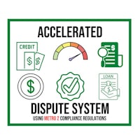 accelerated dispute system using metro 2 compliance regulations