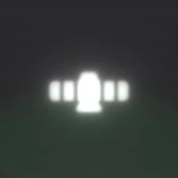 a white light is shining on a dark background