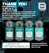 a flyer for advanced poly packaging inc