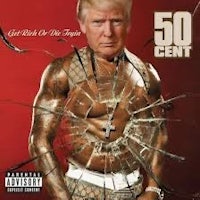 the cover of a rap album with a picture of trump