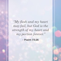 psalm 77 - my flesh and my heart may fail but god is the greatest strength of my