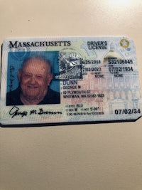 Massachusetts Driver's License 