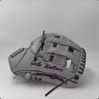a baseball glove on a white background