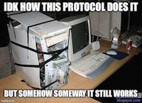 ik this protocol does but somehow somewhere it still works