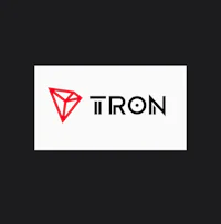 the logo for tron on a black background