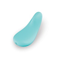 a blue toy on a white background