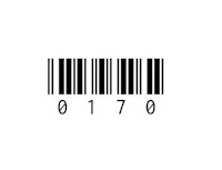 a bar code on a white background