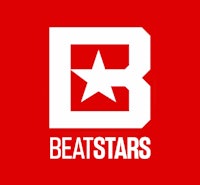 beatstars logo on a red background