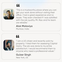 a screenshot of a mobile app showing a list of people's reviews