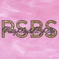 a pink background with the word psbs on it