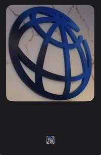 the world bank logo on a phone screen