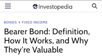 bearer definition, how it works, and why they're valuable