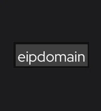 the logo for eipdomin on a black background
