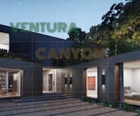 a house with the words ventura canyon on it