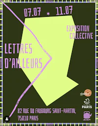 a poster for the exhibition d'allers collective
