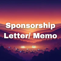 sponsorship letter / memo