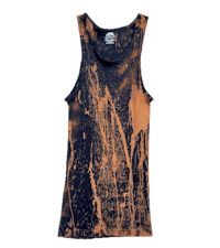 bleach dye one of one screen printed 