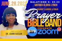 a poster for prayer and bible band