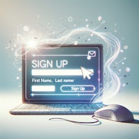 a laptop computer with a sign up sign up sign up sign up sign up sign up sign up sign up sign up sign up sign up sign