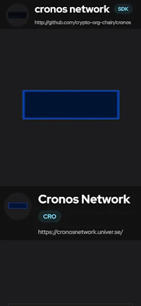 cronos network - screenshot
