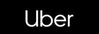 an image of the word uber on a black background