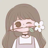 a girl with a flower in her mouth