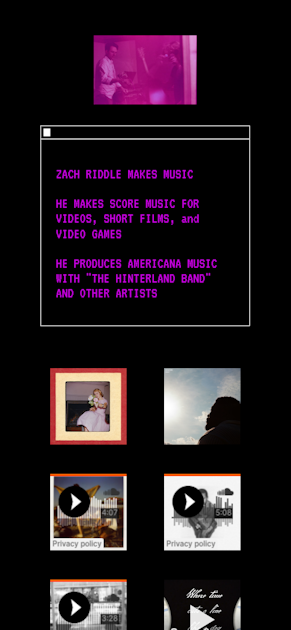 Zach Riddle Makes Music