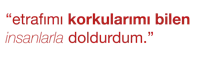 a white background with red text that reads etm korkurma bleni