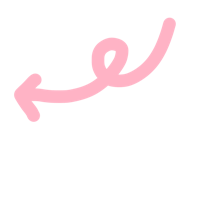 a pink arrow on a black background